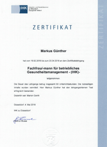 Betriebliches Gesundheitsmanagement